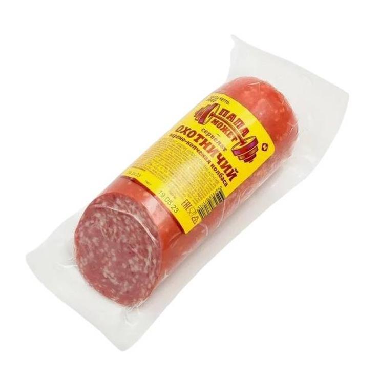 Сервелат охотничий в/к в/у срез., Останкино, 350 гр., оболочка