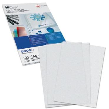 Обложки пластиковые для переплета А4, 100 шт., 200 мкм, прозрачные, GBC Transparent