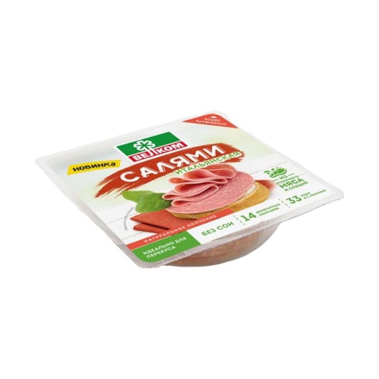 Колбаса Велком Салями итальянская варено-копченая 150 гр., ГЗС