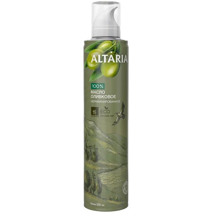 Масло оливковое Altaria EXTRA VIRGIN нерафинированное 250 мл., аэрозоль