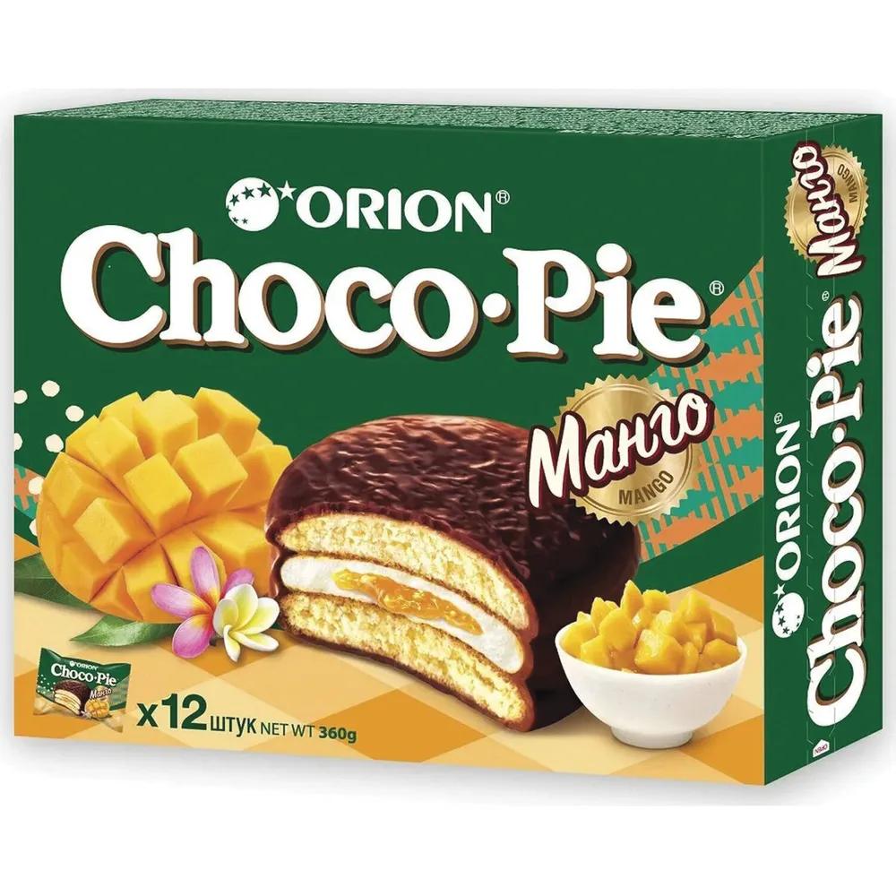 Пирожное ORION Choco Pie Mango 360 гр., картон