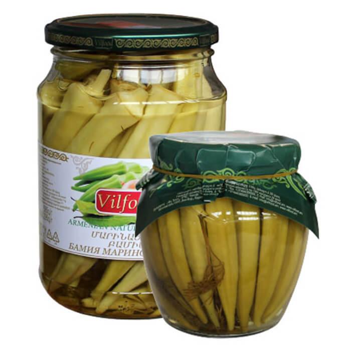Бамия Vilfood маринованная 500 мл., стекло