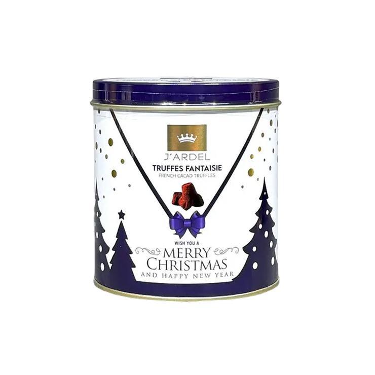 Трюфели J'Ardel французские с апельсиновыми цукатами 200 гр., ж/б