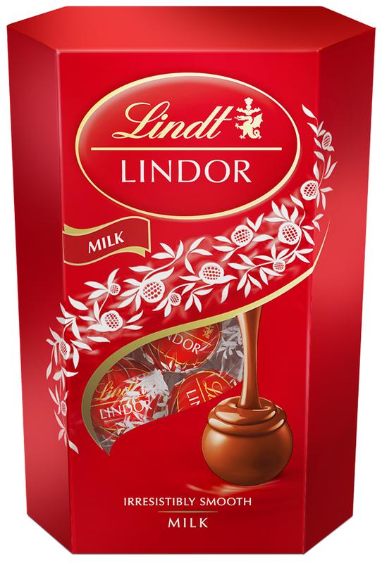 Конфеты Lindt Lindor Cornet Milk из молочного шоколада 200 гр., картон