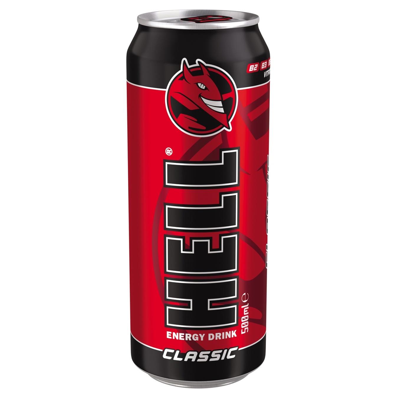 Напиток энергетический Hell Energy Drink Classic 500 мл., ж/б