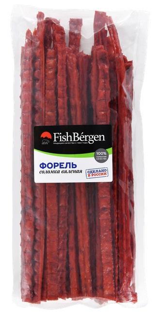 Форель сушеная FishBergen с дымком 500 гр., пакет