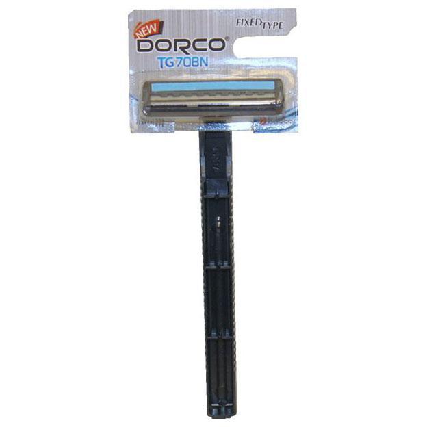 Одноразовый станок DORCO TG708 фиксированная головка с 2 лезвиями, блистер