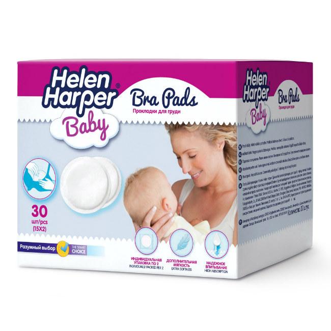 Накладки для грудиHelen Harper  для кормящих матерей, 30 шт., пакет