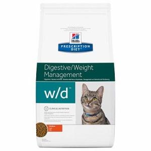 Сухой корм для взрослых кошек при диабете Hill's Prescription Diet Feline w/d, 1,5 кг., пластиковый пакет