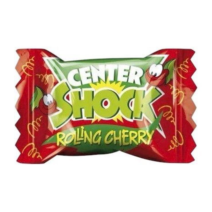 Жевательная резинка Center Shock Rolling вишня 4 гр., флоу-пак