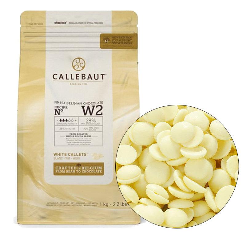 Шоколад белый , , Callebaut, 2.5 кг., металлизированный пакет