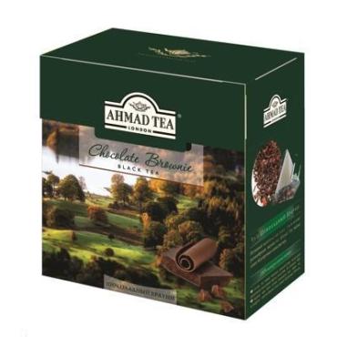 Чай Ahmad Tea Chocolate Brownie черный 20 пакетиков, 36 гр., картон