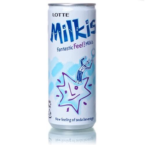 Напиток газированный Lotte милкис классический 250 мл., ж/б