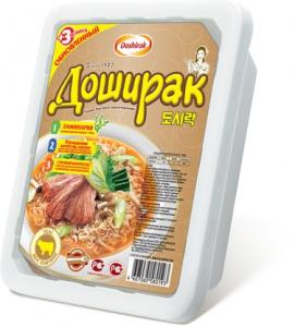 Лапша быстрого приготовления Доширак телятина 90 гр., лоток
