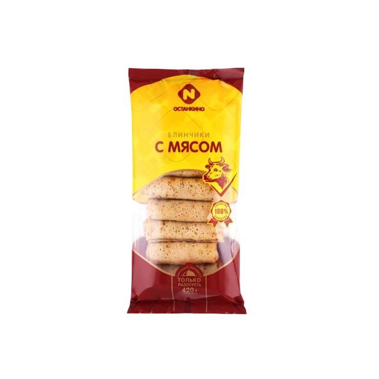 Блинчики Останкино с мясом 350 гр., флоу-пак