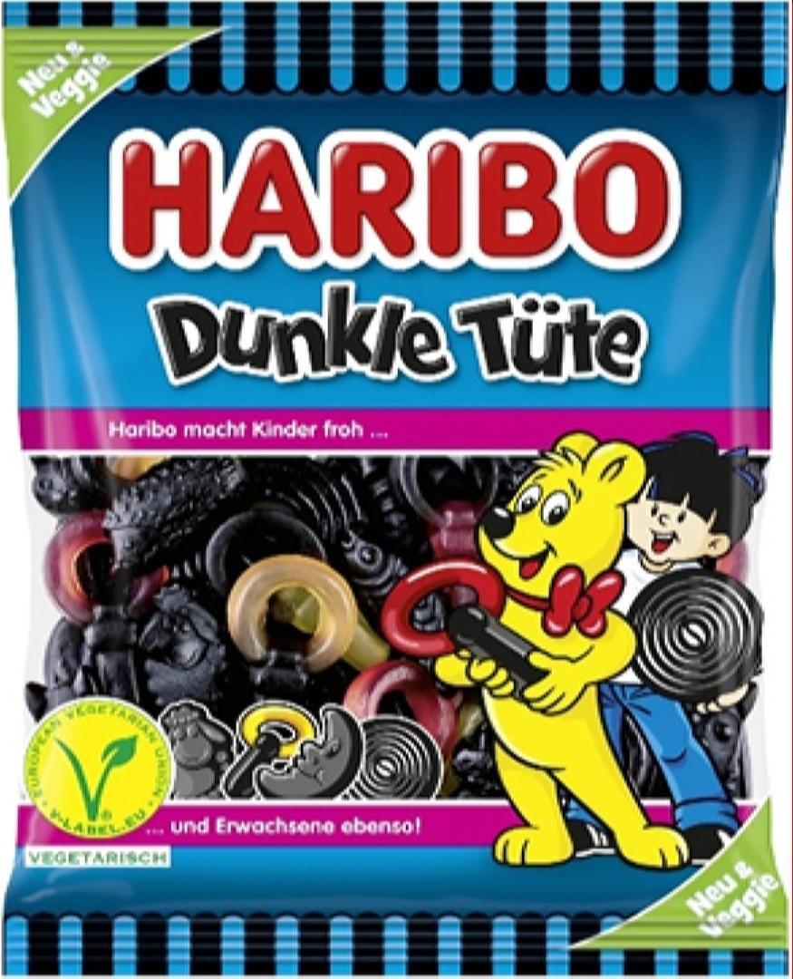 Мармелад Haribo Dunkle Tute 175 гр., флоу-пак