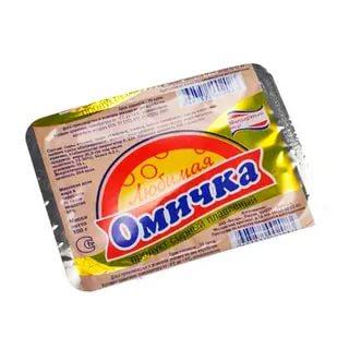 Сыр Омичка  плавленый Омничка, 180 гр., обертка фольга/бумага