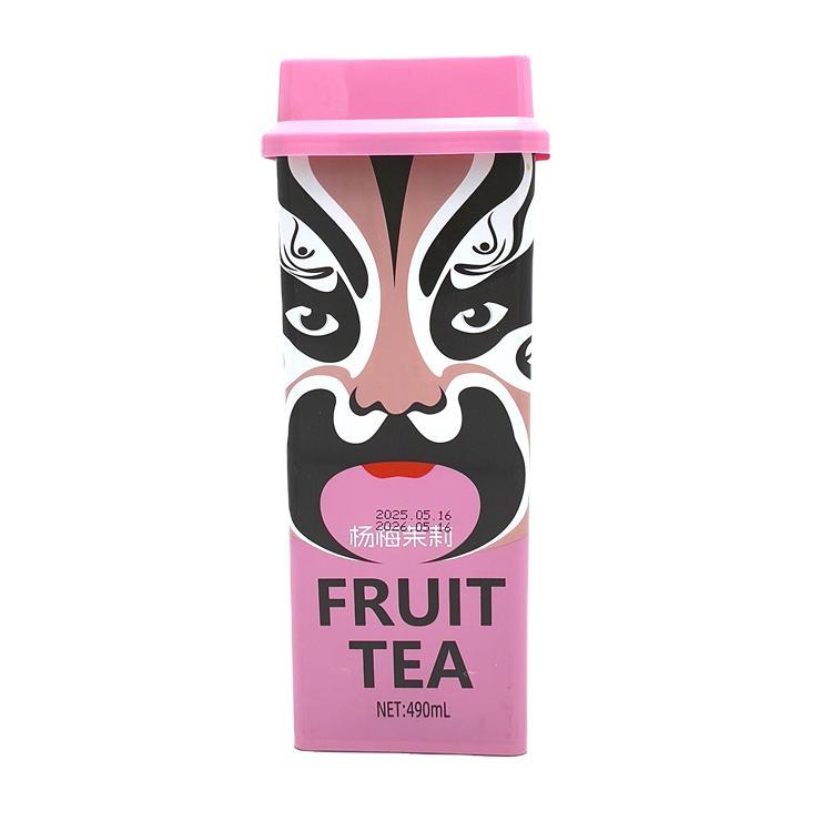 Чай холодный Zhenchun фруктовый лавровишня и жасмин 490 мл., стакан