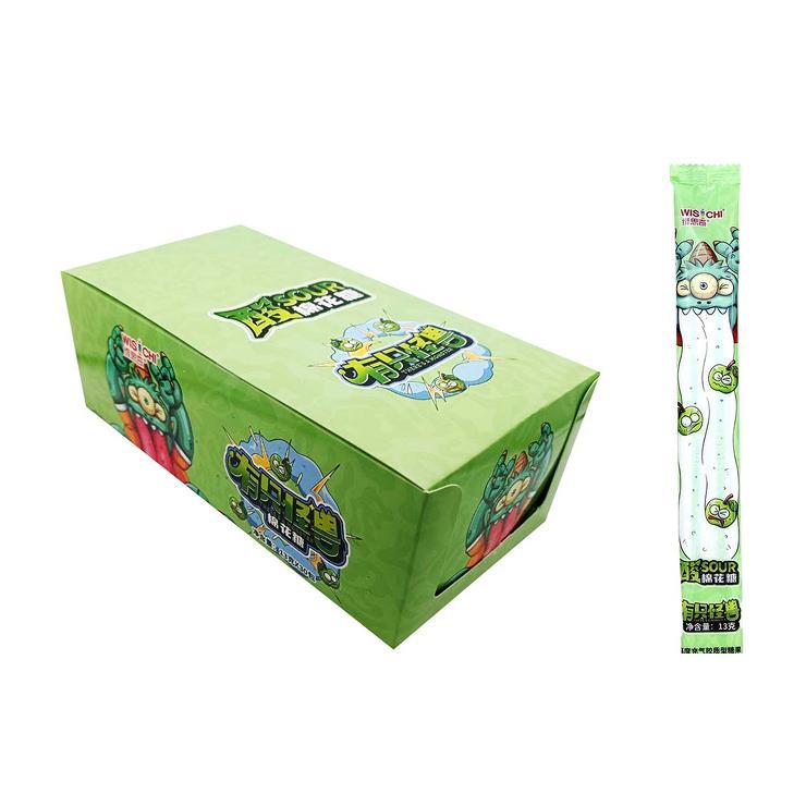 Маршмеллоу Wisichi  кислые яблоко 13 гр. х 30 шт., картон