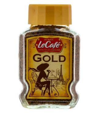 Кофе растворимый сублимированный Le Cafe Gold, 95 гр., стекло
