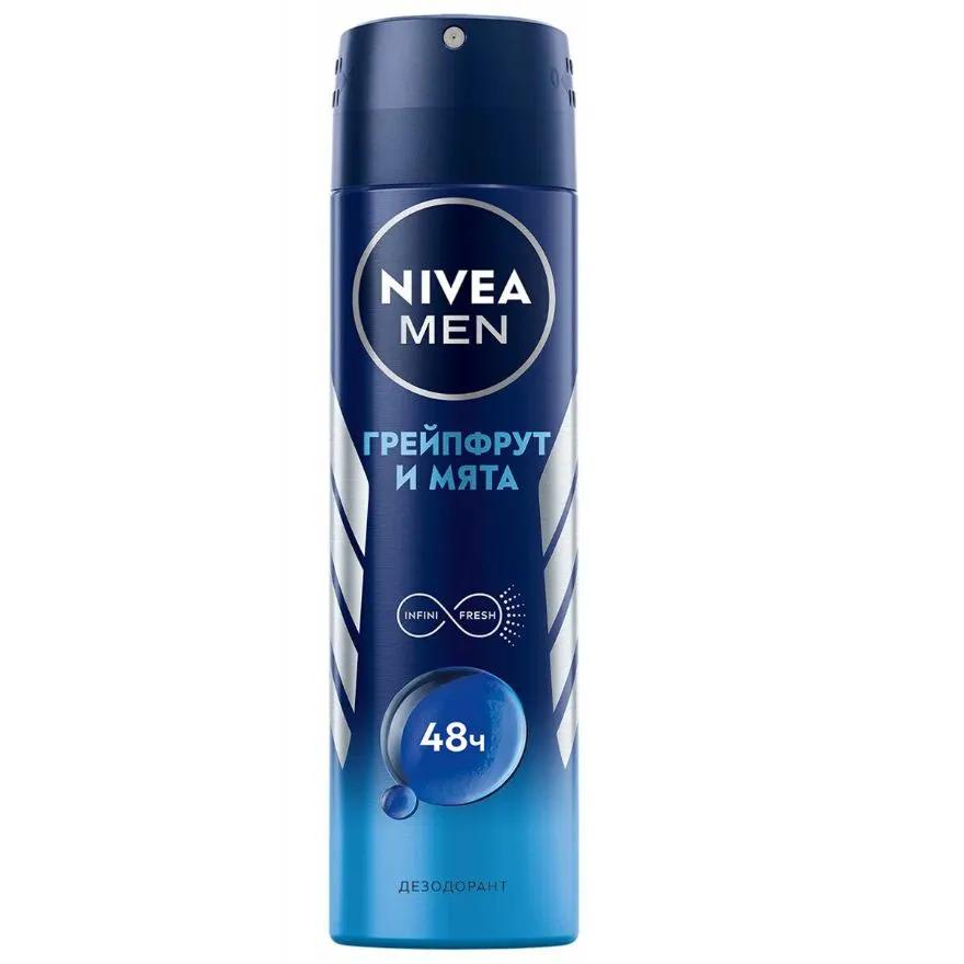 Дезодорант Nivea MEN для тела Грейпфрут и мята спрей 150 мл., баллон