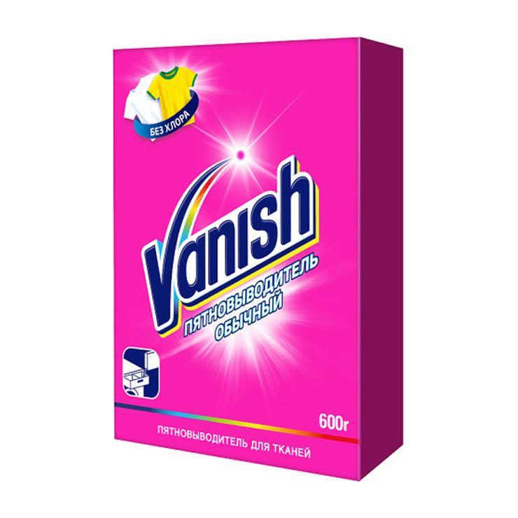 Пятновыводитель Vanish порошкообразный 600 гр., картон