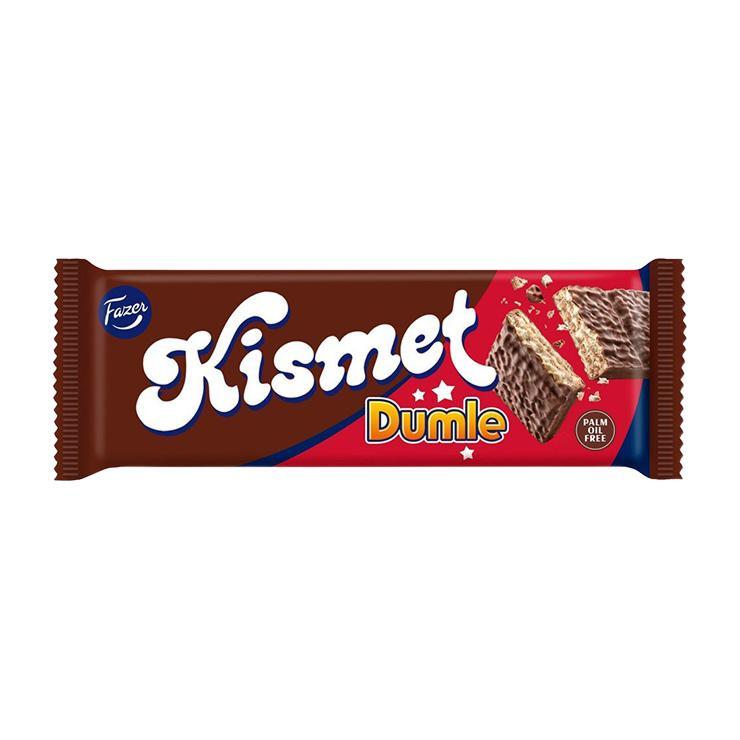 Батончик вафельный Dumle Kismet карамель молочный шоколад 55 гр., флоу-пак