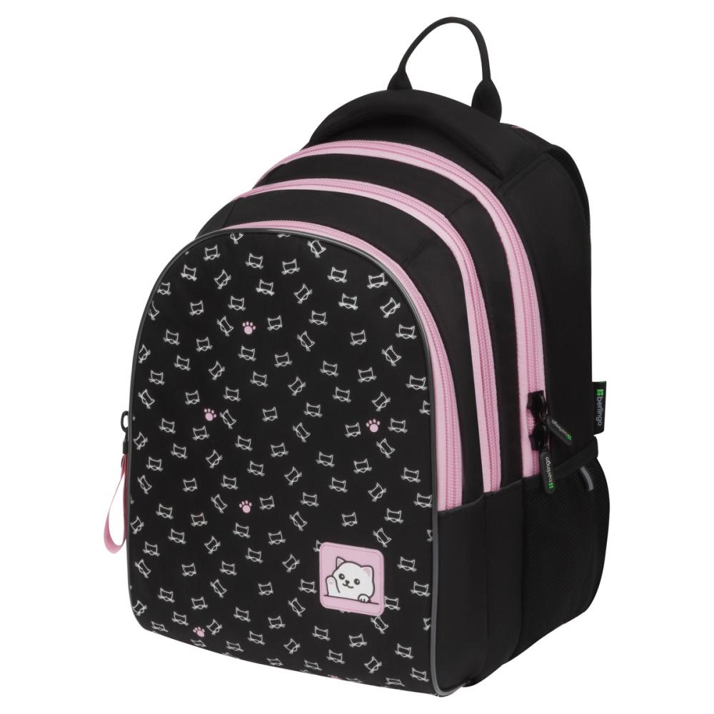 Рюкзак Berlingo inStyle Kitty 41 х 27 х 20 см 3 отделения 2 кармана эргономичная спинка., пакет