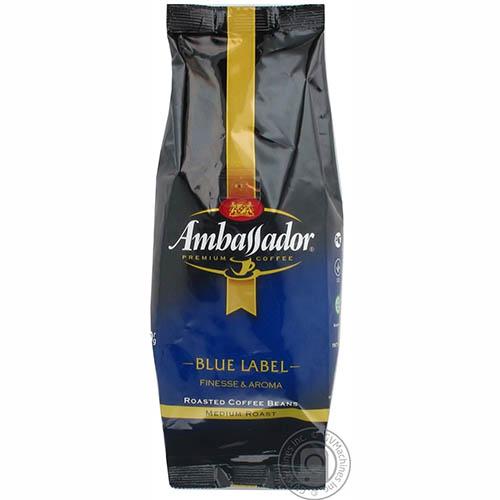 Кофе в зернах Ambassador Black Label среднеобжаренный 200 гр., флоу-пак