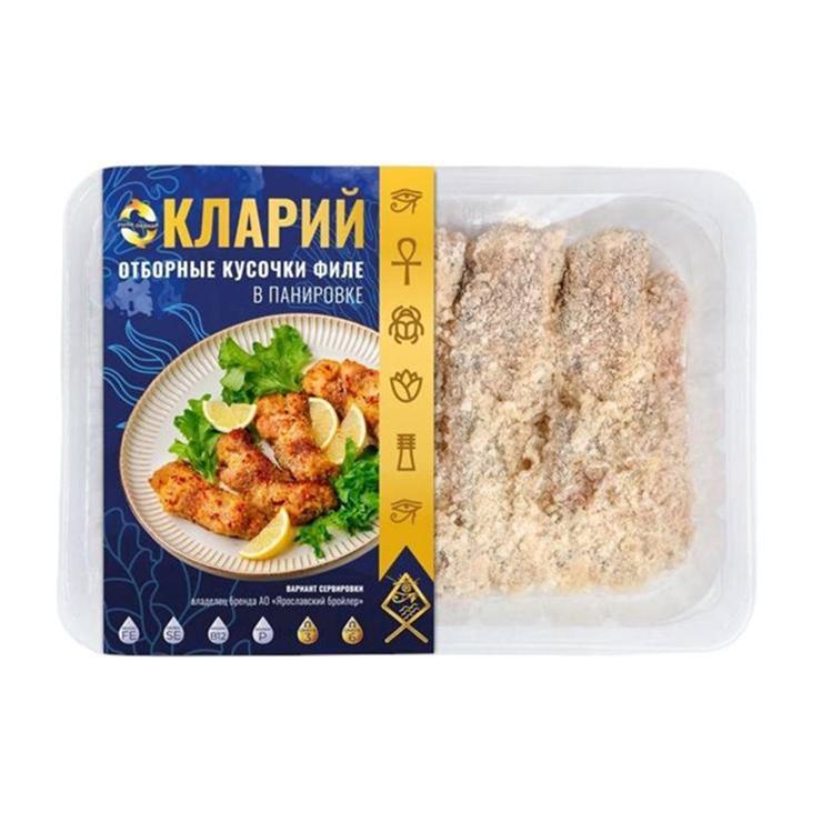Сом клариевый Рыба дивная филе в панировке охлажденное 270 гр., пакет