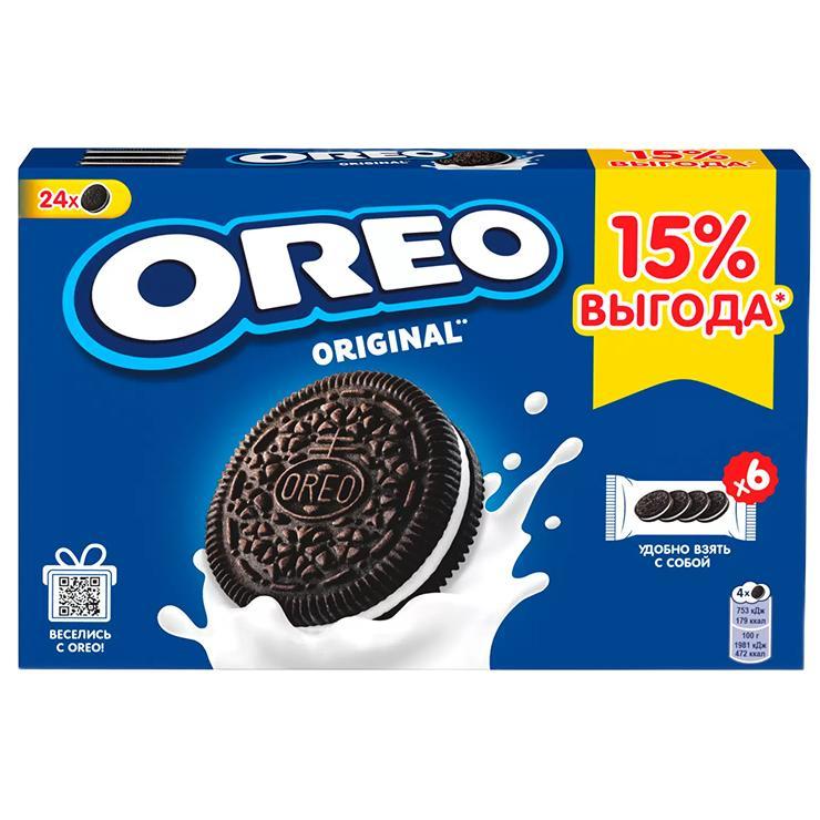 Печенье Oreo ваниль 228 гр., картон