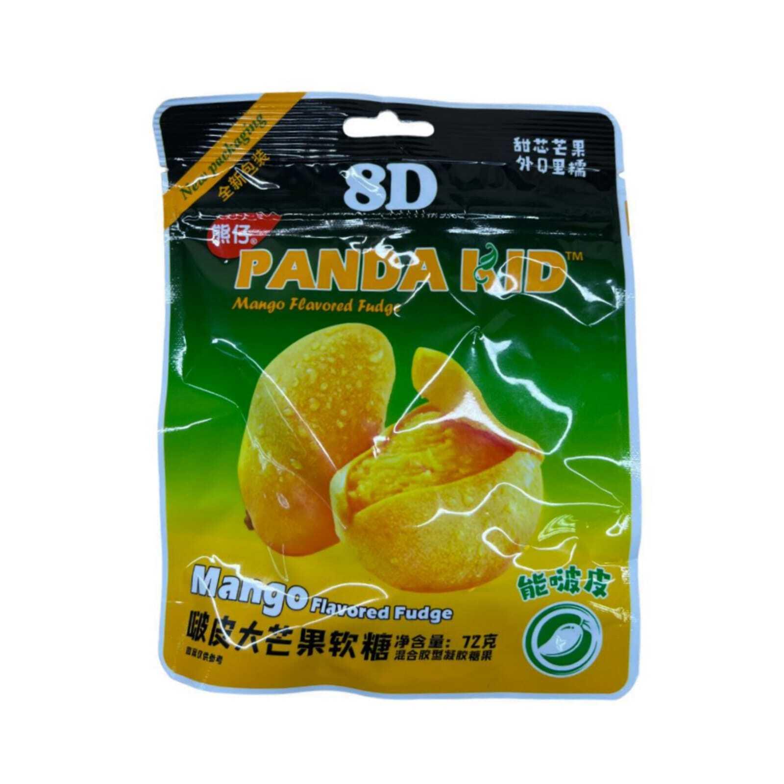 Мармеладные конфеты Panda Kid Hengli Xiongzai со вкусом манго 72 гр., дой-пак