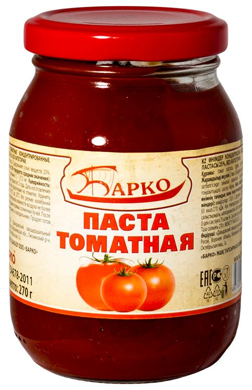 Томатная паста Барко твист 270 гр., стекло