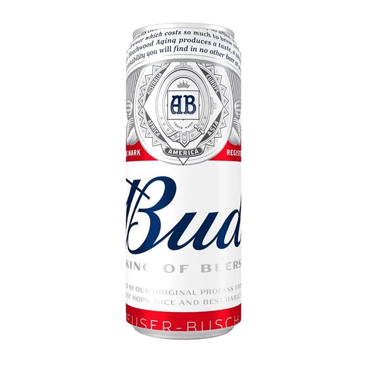 Пиво Bud светлое пастеризованное 5% 450 мл., ж/б