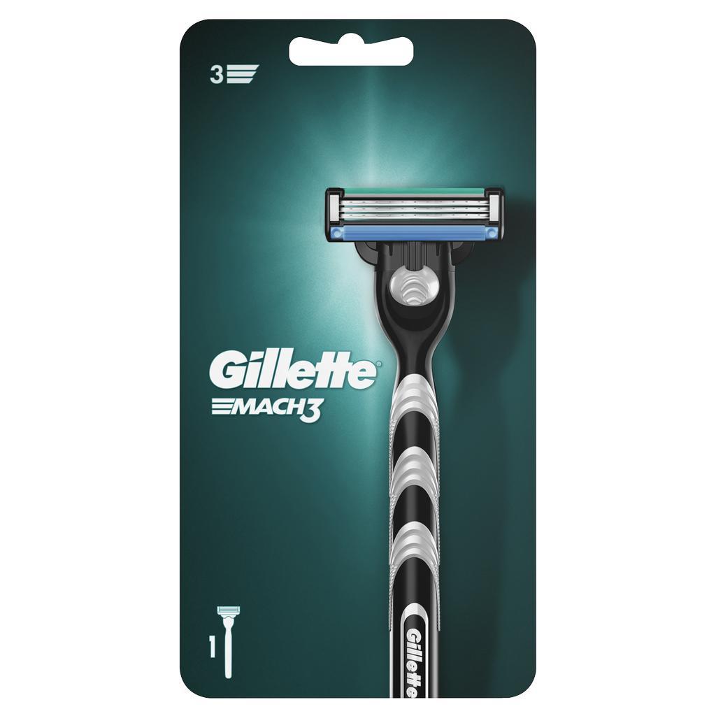 Станок для бритья Gillette Mach3 с кассетой, блистер