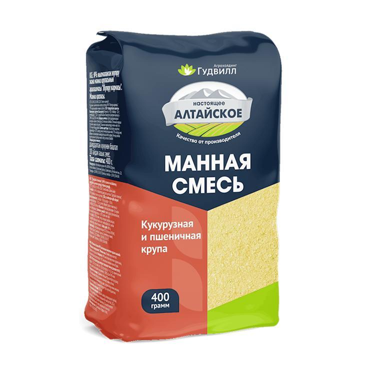 Крупа Гудвилл манная смесь 400 гр., флоу-пак