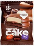 Печенье FIT KIT Protein Cake EXTRA шоколадный фондан протеиновое 50 гр., флоу-пак