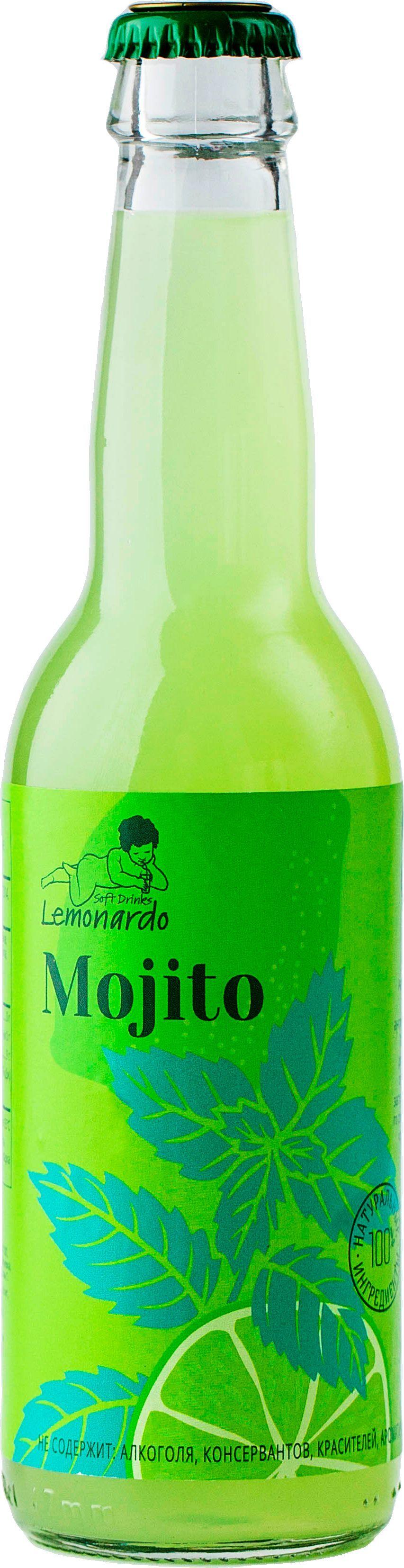 Напиток безалкогольный Lemonardo Мохито, 330 мл., стекло