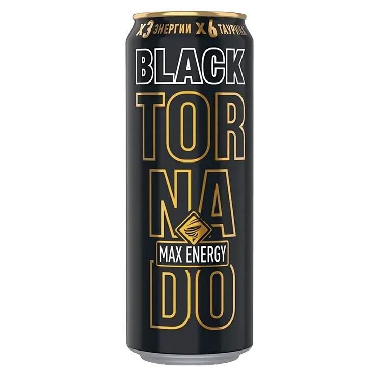 Напиток энергетический Tornado Energy Max Black 450 мл., ж/б