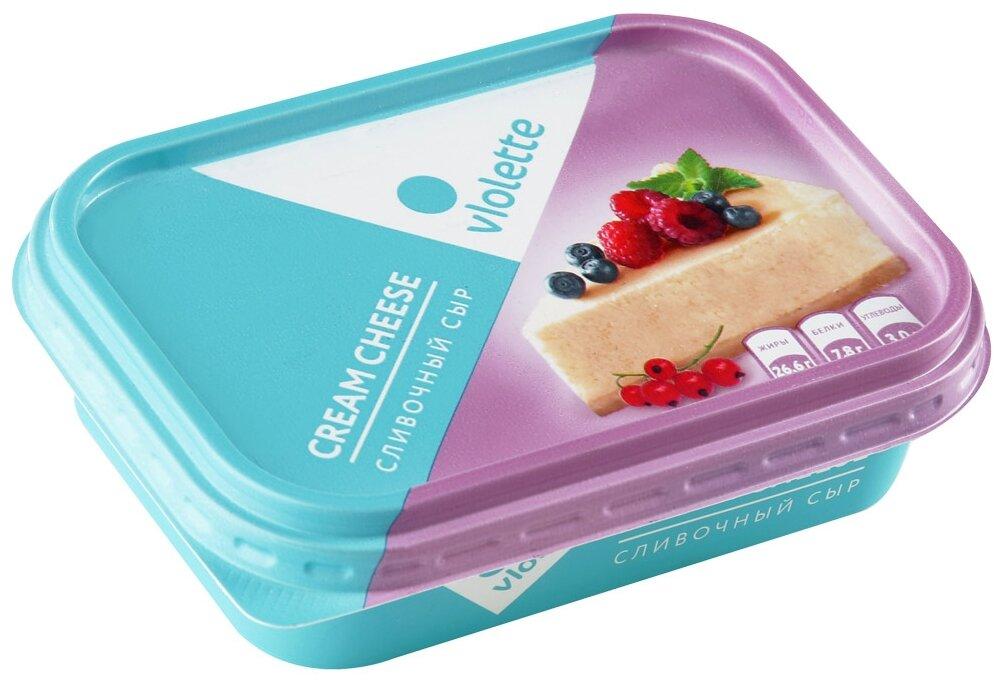 Сыр Violette сливочный творожный 70% 180 гр., ванна