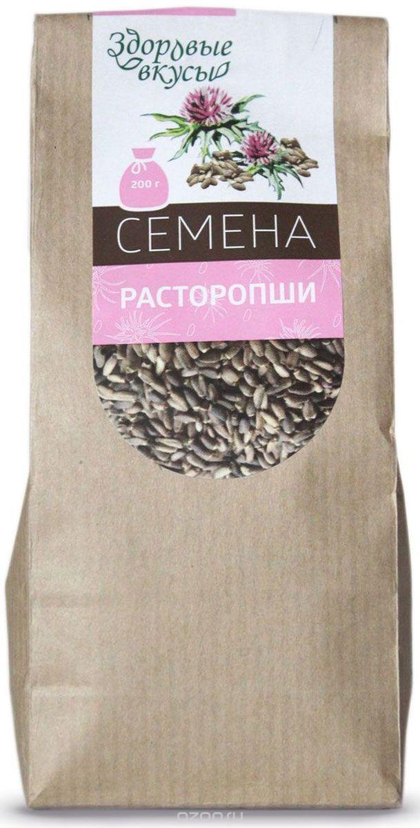 Семена расторопши Здоровые Вкусы, 200 гр., крафт