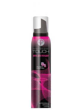 Мусс для волос Professional Touch B5 & silk protein экстрасильная фиксация
