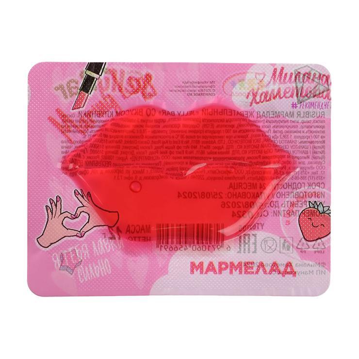 Мармелад Jelly Bar Милана Хаметова в форме губ 12 гр., блистер