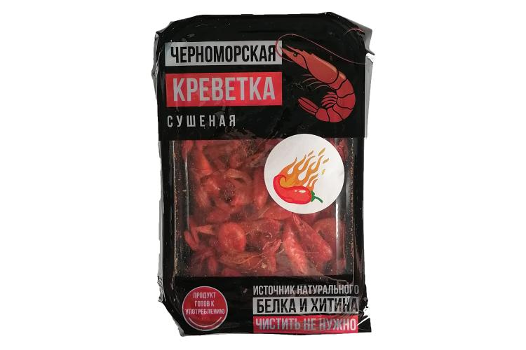 Креветка Черноморская сушеная с солью 22 гр., лоток