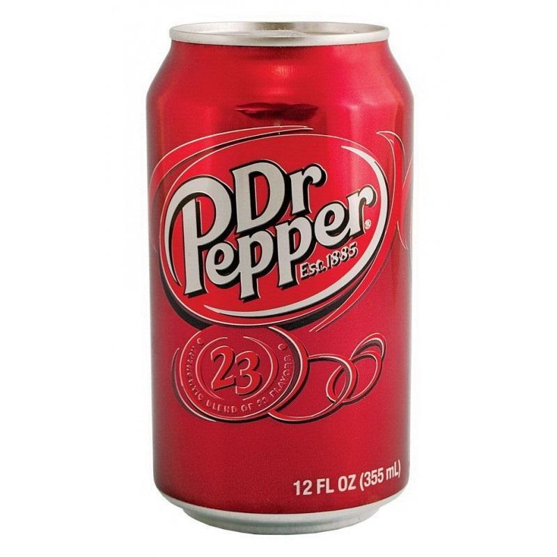 Напиток газированный Dr.Pepper Classic США, 355 мл., ж/б