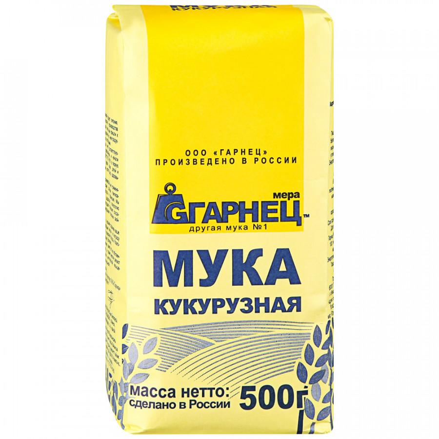 Мука Гарнец Кукурузная, 500 гр., бумажная упаковка