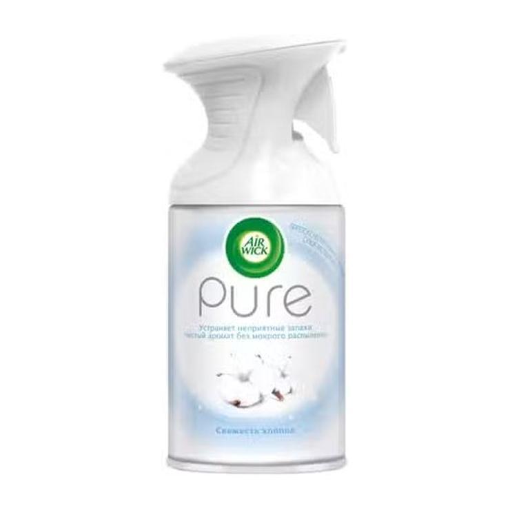 Освежитель воздуха Air Wick pure свежий хлопок нероли 250 мл., спрей