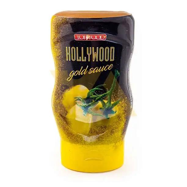 Жёлтый кетчуп TOP FOOD из томатов черри Salsa Hollywood gold sause без глютена 300 мл., ПЭТ