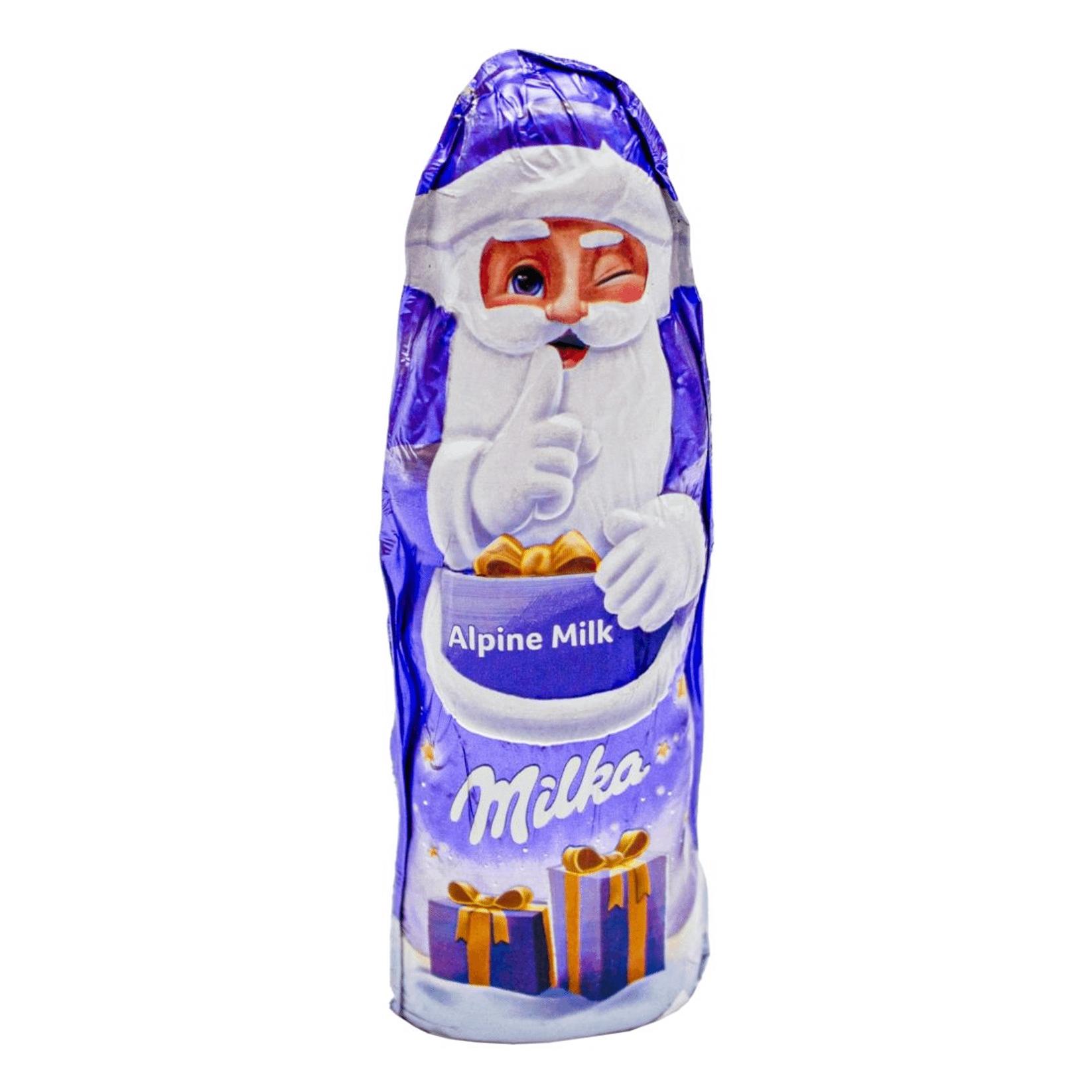 Фигурный шоколад Milka Дед Мороз 45 гр., обертка