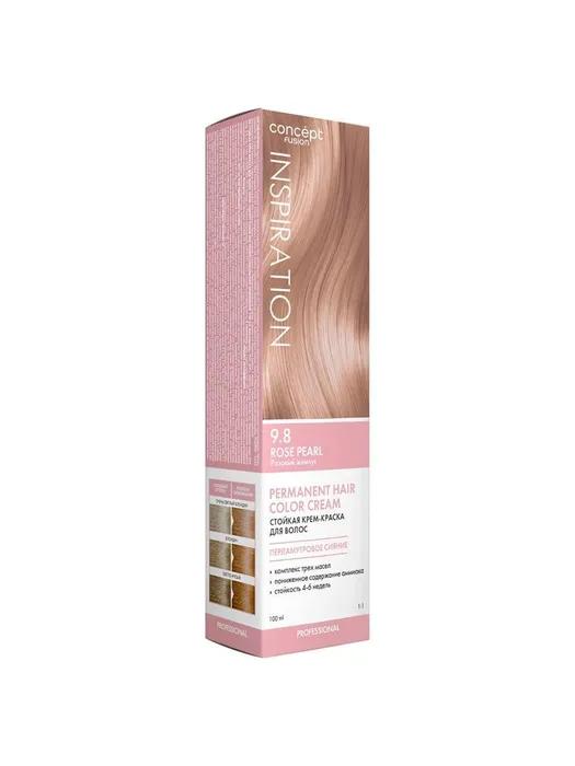 Краска для волос Concept Fusion  Розовый жемчуг (Rose Pearl) 9.8 100 мл., картон